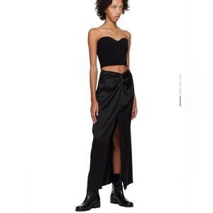 Nanushka Black Heida Maxi Skirt - Women’s Size XS